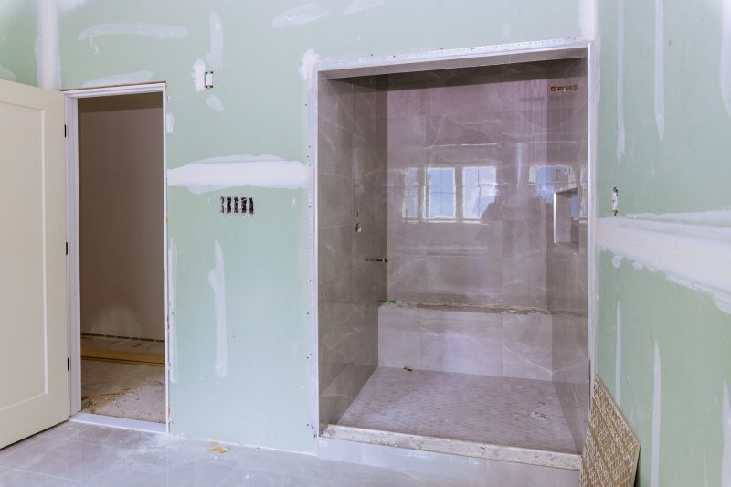 Modern Bathroom with Accent Wall