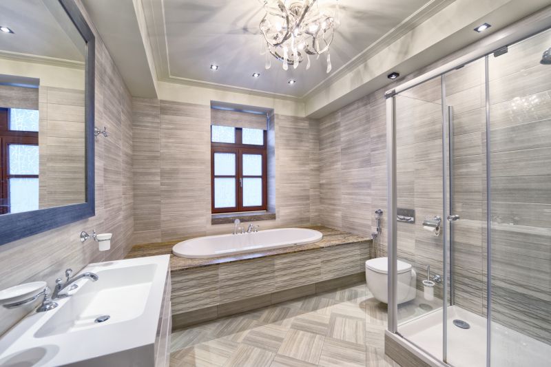 Spa-Like Bathroom with Large Tub